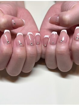 ナナネイル(7.Nail)/ちゅるちゅるフレンチネイル