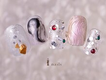 アイネイルズ 町田店(I nails)/個性派マーブルネイル8980円