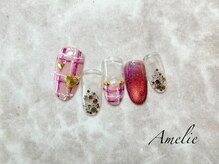 アメリ(Amelie)/ツイード/チェック/ハート/マグ