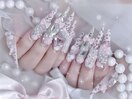 #シンプルネイル　#付け放題