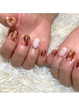 カフェラテネイル¥6820