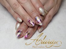 アルーラ 武蔵小杉(Alura)/メタリックお花アート