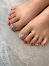 エンジェリック カラーズ(Angelic colors)/キラキラフットネイル☆