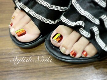 スタイリッシュネイルズ(Stylish Nails)/ニュアンスオーロラフット