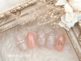 リボン*キルティング*nail