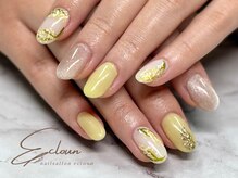 エクルーン(ecloun)/【お任せ】ミモザイエローネイル