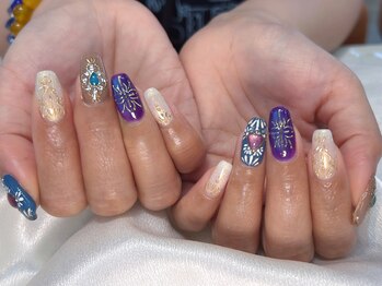 ラッキー(Lucky)/手描きアート