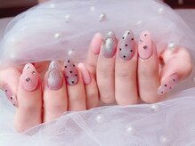 手描きアート込で感動仕上がりツヤ感抜群\6280 イメージ画像です