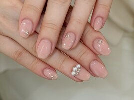 ちゅるんパールネイル