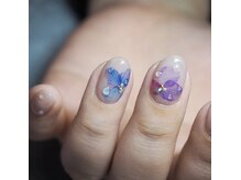 ホズリル(Hozril)/紫陽花ネイル