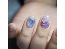 紫陽花ネイル