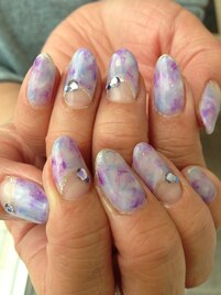 大人タイダイネイル☆