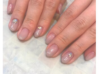 ドレス ネイルアンドアイラッシュ 梅田(Dress)/【Dress 梅田】シンプルネイル♪