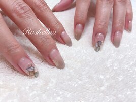グラデ×シェルストーン