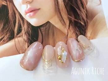 アグニークリッシェ(Agunik Riche)/【大理石ネイル】