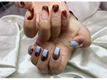 ガーデン ヘア&エステ&ネイル Garden/ミラーネイル