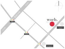 ワーブ(worb.)/道案内｜簡易マップ