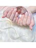 《初回オフ無料》【hand】クリアベースフレンチ