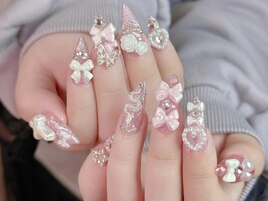 姫ギャル風ネイル