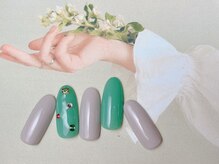 ネイルサロン&スクール ジーナ(GINA)/くすみ系ワンカラー