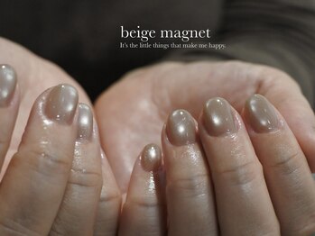 オムズ(om's)/ベージュマグネット