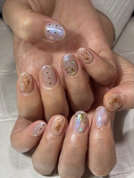 ミニスターキラキラネイル