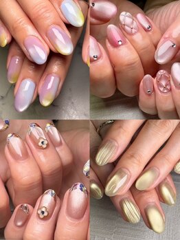 ネイルフレーバー(Nail Fravor)の写真/【高技術×定額デザイン】マグネット豊富＆持ち込みOK！シンプルからデザインまで理想の指先へ♪