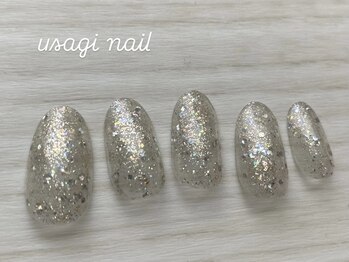 ウサギネイル(usagi nail)/ラメワンカラー￥4400