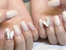 アウラ ネイルズ(AURA NAILS)の雰囲気（大人気☆バタフライパーツ）