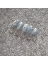 フラワーネイル 小山店(Fleur nail)/もやもやニュアンスネイル