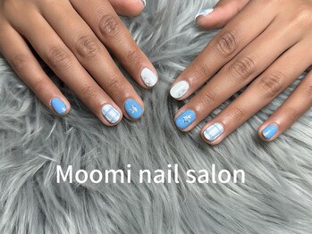 ムーミー 新宿(Moomi)/青系チェック/人気/駅近い