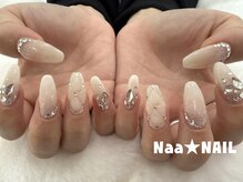 ナァネイル(Naa★NAIL)/長さ出し×フリーデザイン