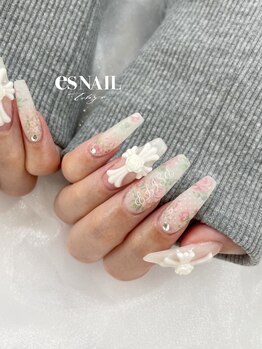 エスネイル 新宿西口店(es NAIL)/花柄