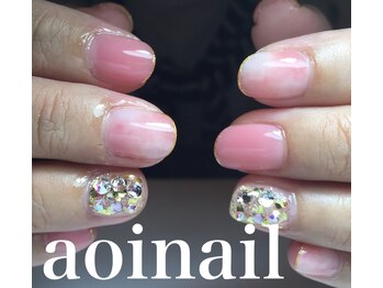 アオイネイル(aoinail)/スワロフスキー埋め尽くし☆
