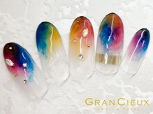 クアトログランシュ 青葉台(QUATRO×GranCieux)/水彩ネイル