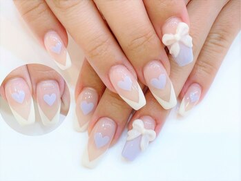 ネイルコレクション ピンク(Nail Collection Pink)/ジェル放題★3Dリボン・フレンチ