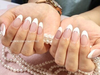 アンドシュシュネイル(&CHOU CHOU nail)/フレンチネイル