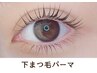 【逆まつげさんにもおすすめ！】下まつげパーマ￥4400