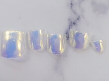 ネイルスタジオ ベレッツァ(BELLEZZA)/まだまだ人気のミラーネイル