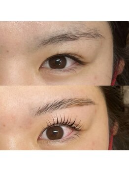 リムル バイ グリッター(RIMURU by GLITTER)/HBL/まゆ毛パーマ＋まつ毛パーマ