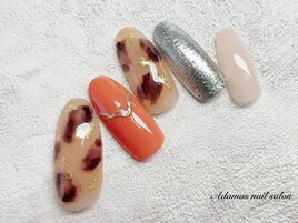 ヒョウ柄ネイル