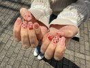 ガーリー/ちゅるん/チークネイル