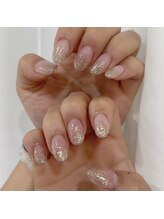 レイリーネイル(Reilly nail)/那覇ネイル/ラメグラデーション
