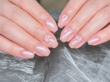 アイリスネイル 大塚(Iris Nail)/春トレンドピンクオーロラネイル