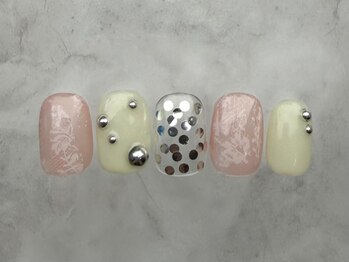 アイネイルズ 恵比寿店(I nails)/ニュアンスレースホロ