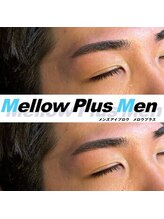 メロウプラス(mellow+)/メンズ眉毛/アイブロウ/眉毛