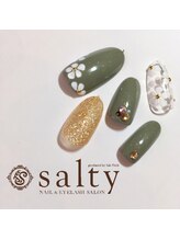 ネイルアンドアイラッシュサロン ソルティ 寺田町(salty)/ハンド/アート10本コース