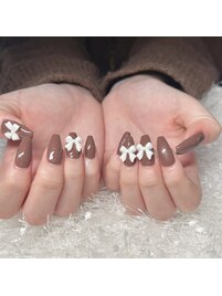 リボン☆ワンカラー☆長さ出し