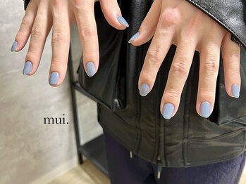 メンズ　ワンカラーネイル