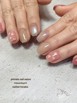 プライベート ネイルサロン マーマ(murmur)/ハートネイル
